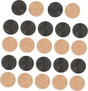 BESPORTBLE Sturdy Wooden Chess Checkers Pieces Games Accessory Comfortable Handling Elegant Design