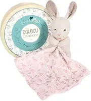 Doudou et Compagnie - Cuddly Toy Rabbit - Organic - Pink - 15 cm - Botanic Organic - DC3960