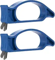 Ice Auger Sharpener Diamond Winter Ice Deluxe Auger Sharpener Fishing Accessories Blue 2PCS-