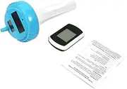 Yardenfun Floating Wireless Pool Thermometer Digital Water Temperature Monitor Leakproof Design Easy to Read Display Indoor/Outdoor Use