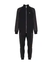 jogging tracksuit (set of 2 pieces) S Black