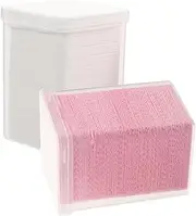 CANIGHT Non-woven Lash Extension Glue Wipes 2 Boxes Nail Polish Remover Pads Lint Design for Safe Use