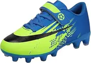 [HaloTeam] Boys Football Boots Profession Competition Teenager Soccer Athletics Sport Shoes Kids Turf Trainers Girls Outdoor Football Competition Shoes Sneakers Unisex Black UK10