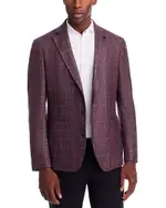 Peter Millar Crown Crafted Claren Plaid Tailored Fit Soft Sport Coat