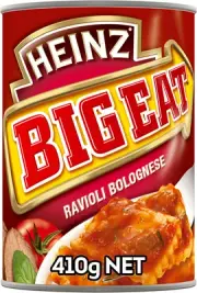 Heinz Big Eat Ravioli Bolognese Pasta Canned Pasta in Sauce Ready to Eat Quic...