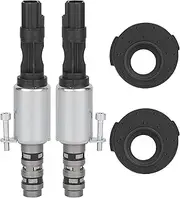 2Pcs Camshaft Variable Valve Timing Solenoid VCT Solenoid 8L3Z-6M280-B Compatible with 2004-2010 F150 Sport Trac 3V 4.6L 5.4L Lincoln Navigator Mercury Mountaineer Black