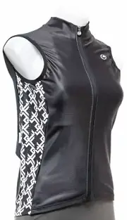 Assos UMA GT Spring Fall Vest Women MEDIUM Black Road Bike Cycling Gravel MTB