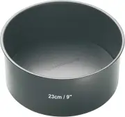 MasterClass Cake Tin with Loose Base, Non Stick, Robust 1 mm Carbon Steel, PF...