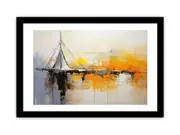 Bridge Tower Framed print Art Poster
