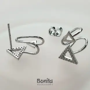 Bonita 【925銀針】光之指引銀針耳環--700-9035