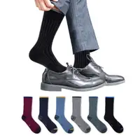 在飛比找momo購物網優惠-【FAV】3雙組/除臭紳士襪/型號:616(加大襪/無痕襪/