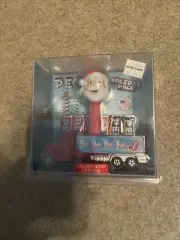 2009 NIB Pez Santa Clause Christmas Truck And Dispenser Holiday Pack Sealed