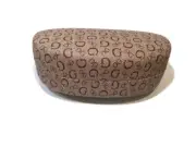 Guess Eyeglasse Case Hard Case Beige Large Enough For Any Glasses!