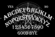 OUIJA BOARD METAL SIGN Halloween Spiritual Witchcraft Wicca