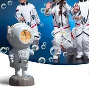 Kids Astronaut Bubble Machine Automatic Rotating Bubble Maker Bubble Blower Summer Outdoor Toy