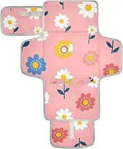 Reusable Changing Table Pads with Tissue Pocket Baby Diaper Changing pad with Built-in Pillow