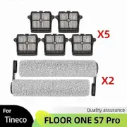 For Tineco FLOOR ONE S7 PRO Spare Soft Roller Brush HEPA Filter Cordless Vacuum Cleaner Accessories Parts Kit Carpet Sweepers SET 4