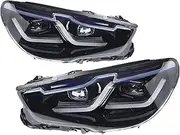 Car Led Headlights Compatible for F07 5 Series Compatible for GT 5GT 2010-2017 Accessories Modified Led DRL Front Lights Assembly