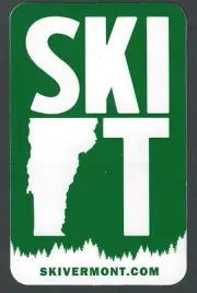 NEW SKI VERMONT SNOWBOARD MOUNTAIN RESORT STICKER DECAL 4" x 2 1/2"