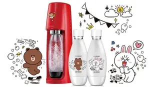 sodastream spirit x LINE FRIENDS 時尚風自動扣瓶氣泡水機聯名限定 吳姍儒代言款 現貨一台