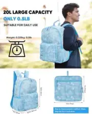 NEW! MOODONE Lightweight, Packable & Durable Backpack - Daypack, Water-Resistant