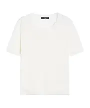 Linen yarn jumper XL,L white