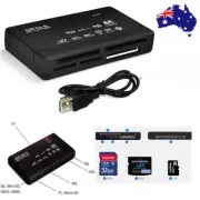Compact All in One USB Multi Memory Card Reader Adapter for M2 MMC XD CF MS