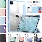 For iPad 6 7 8 9 10th Gen Air 6/5/4 Pro 11 13 2024 Case Cover with Pencil Holder