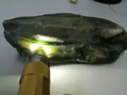 Icy Ice Bluish Green Burma Jadeite Jade Rough Stone # 1420 carat # 7100 carat #