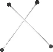 JOINPAYA 2pcs Double Head Marimba Mallets with Felt Tips Professional Xylophone Drumsticks Durable Instrument Supplies for Marimba Tongue Drum