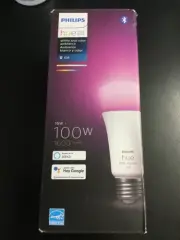 Philips Hue White and Color Ambiance 100W/1600 Lumen LED Smart Bulb 2984