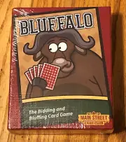 Bluffalo Bidding and Bluffing Card Game Liars Dice Game Card Version NEW!