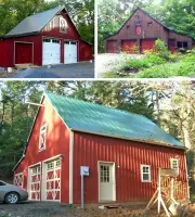 44 All Purpose Pole-Barn Designs with Lofts - Complete Construction Plans (B7)