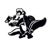 Looney Tunes PEPE LE PEW Cartoon Anime Lapel Enamel Collector Pin