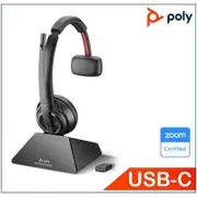 POLY SAVI S8210 UC, PC, D200 USB-C, OTH, MONO, DECT - 209813-02