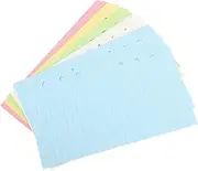 HOODANCOS Notebook Refills Color Loose Leaf Paper Inserts Smooth Writing Experience Thick Notepad Paper for Diaries Reports and More for Planners and Binders