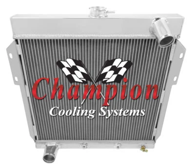 Western Champion 4 Row All Aluminum Radiator for 1955 1956 1957 Ford Thunderbird