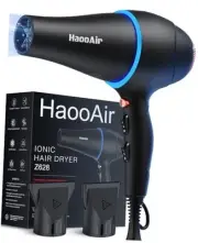 Hair Dryer with Diffuser, Professional Ionic Hair Dryer with Blue Light AC