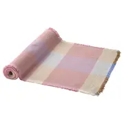 STRANDFLOKA table-runner, patterned/multicolour, 35x130 cm
