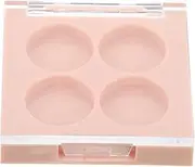 Eyeshadow Palette Makeup Storage Case with Four Compartments Eyeshadow Storage Case for Women Girls Eyeshadow Blush and Highlighter