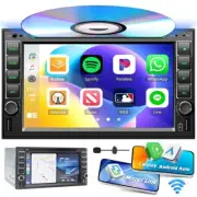 Car Stereo 2Din Bluetooth Head Unit For Apple CarPlay Radio 6.2" CD DVD Player