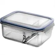 Glasslock Duo Blue Seal Container - Two Section 1000ml