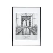 Cooper & Co. 50x70cm Mat to 40x50cm Black Premium Metallicus Photo Frame