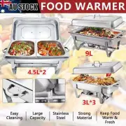 9L 304 Insulated Food Warmer Bain Marie Food Warmer Buffet Warmer Chafing Dish