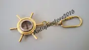 BRASS COMPASS KEY CHAIN PROP GIFT ANTIQUE COLLECTION TOP STYLE GIFT ITEM