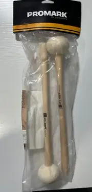 D'Addario - Pro Mark - Hard Felt Marching Bass DRUM MALLETS - NEW