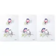 3x Maxwell & Williams Katherine Castle Bird Life 70cm Cotton Tea Towel PNK Robin