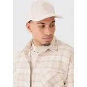 Mens Tonal Varsity Badge Cap In Stone