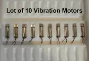 Vibrating Motor - Small Pager Motor with Weight - 1.3VDC - Vybronics Inc. Motor