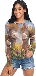 [RPLIFE] Happy Donkeys Net Shirt, Sheer Top S-XXL
